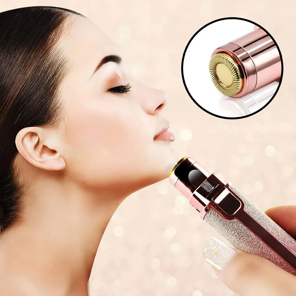 Depiladora facial de precisión 2 en 1