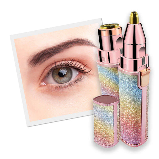 Depiladora facial de precisión 2 en 1